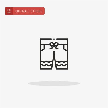 Yüzen Gövde ikon vektörü. Sunum için Yüzen Gövde simgesi.