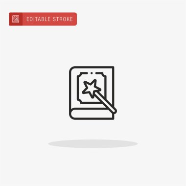 Peri Masalı ikon vektörü. Sunum için Peri Masalı simgesi.