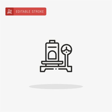 Simge vektörünü ölçeklendir. Sunum için Sandık Ölçeklendirme simgesi.