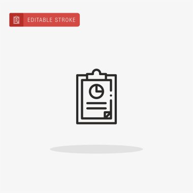 Pano simge vektörü. Sunum için pano simgesi.