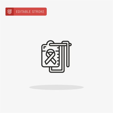 Torba simgesi vektörü. Sunum için torba simgesi.