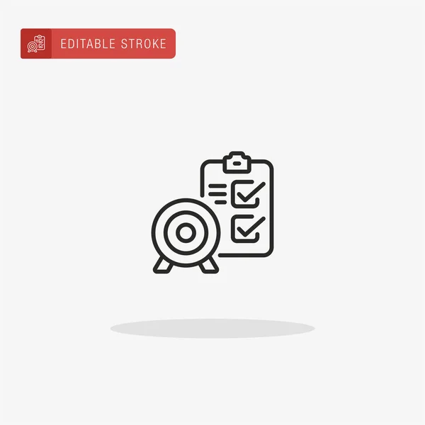 Targets Icon Vector Targets Icon Presentation — Stock Vector