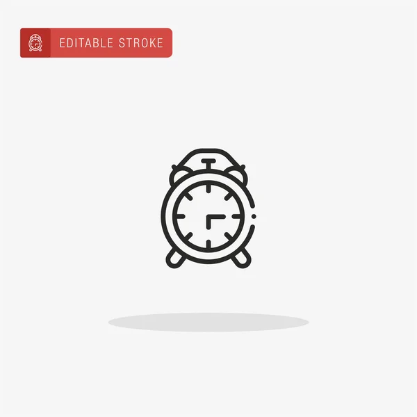 Vetor Ícone Relógio Alarme Ícone Relógio Alarme Para Apresentação —  Vetores de Stock
