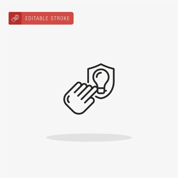 Hand Icon Vector Hand Icon Presentation — Stock Vector