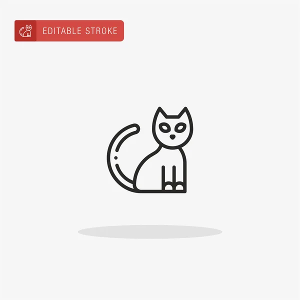 Icono Gato Vector Icono Gato Para Presentación — Vector de stock