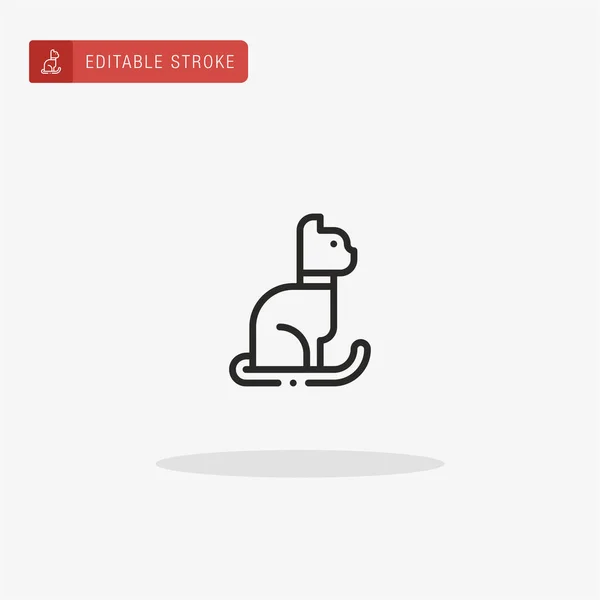 Katzensymbolvektor Katzensymbol Zur Präsentation — Stockvektor