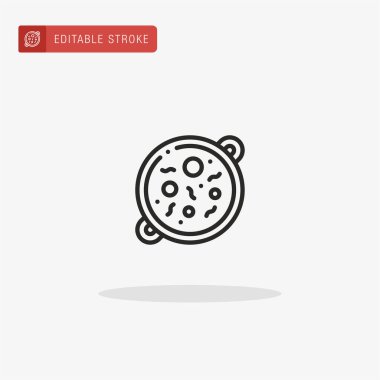 Tikka Masala ikon vektörü. Sunum için Tikka Masala simgesi.