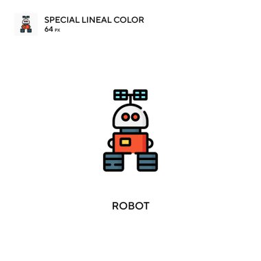 Robot Basit vektör simgesi. İş projeniz için robot simgeleri