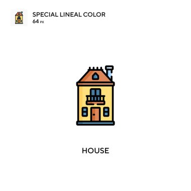 Basit vektör simgesi. İş projeniz için ev simgeleri