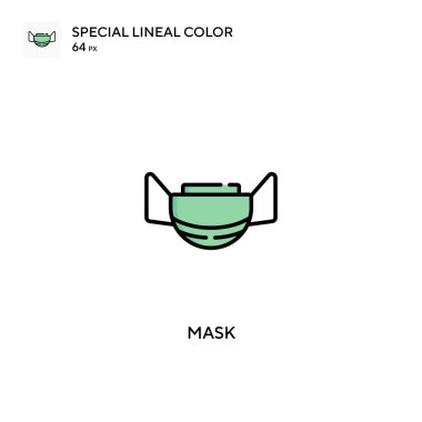 Maske Basit vektör simgesi. İş projeniz için maske simgeleri