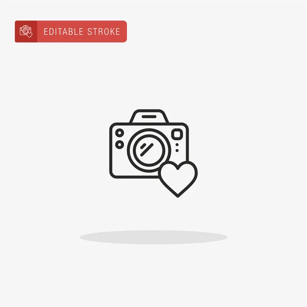 Vetor Ícone Câmera Ícone Câmera Para Apresentação — Vetor de Stock