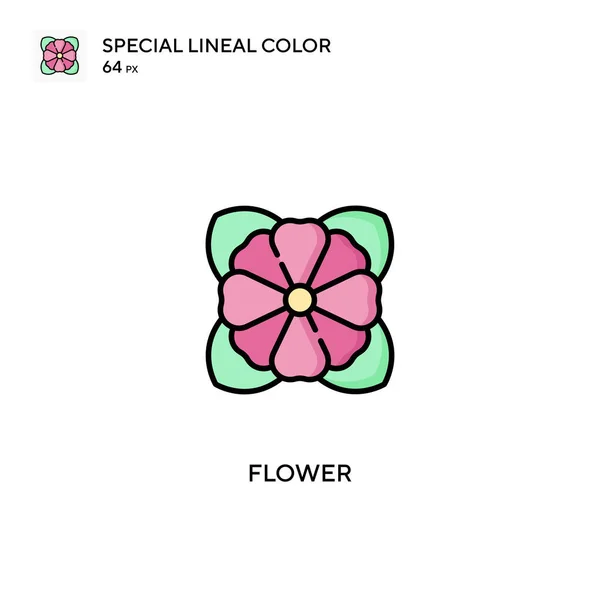 Blume Einfaches Vektorsymbol Blumensymbole Für Ihr Geschäftsprojekt — Stockvektor