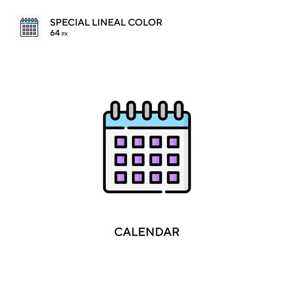 Calendário Ícone Vetorial Simples Ícones Calendário Para Seu Projeto Negócio —  Vetores de Stock