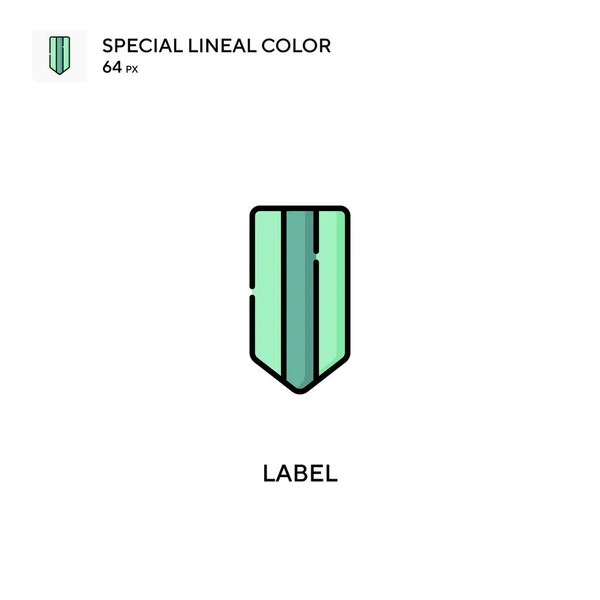 Label Eenvoudige Vector Icoon Label Iconen Voor Business Project — Stockvector