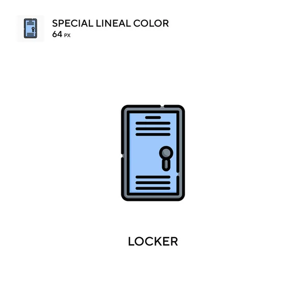 Locker Icône Vectorielle Simple Icônes Casier Pour Votre Projet Entreprise — Image vectorielle