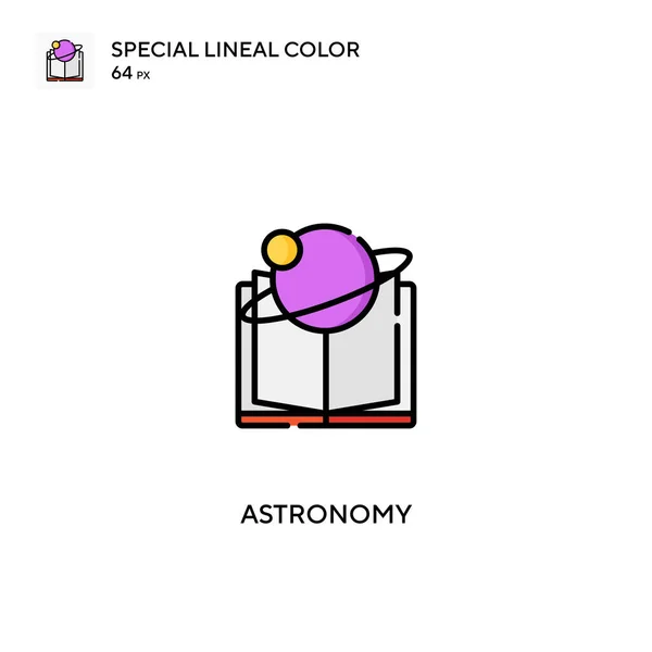 Astronomía Icono Vector Simple Iconos Astronomía Para Proyecto Empresarial — Archivo Imágenes Vectoriales