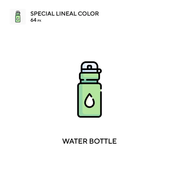 Botella Agua Icono Vector Simple Iconos Botellas Agua Para Proyecto — Archivo Imágenes Vectoriales