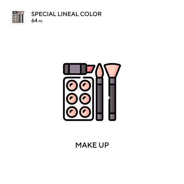 Maquillaje Icono Vector Simple Configura Iconos Para Proyecto Empresarial — Vector de stock