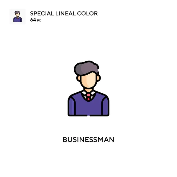 Businessman Simple Vector Icon Businessman Icons Your Business Project — Stock Vector