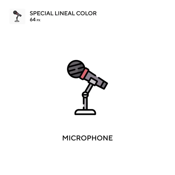 Mikrofon Einfaches Vektorsymbol Mikrofonsymbole Für Ihr Geschäftsprojekt — Stockvektor