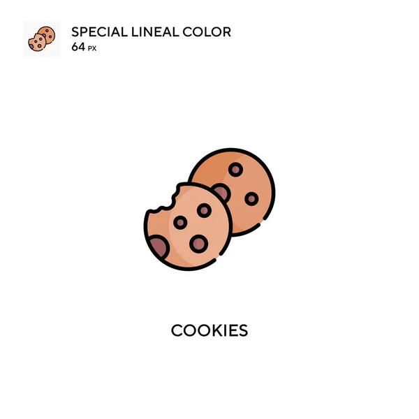 Cookie Uri Pictograma Vectorială Simplă Pictograme Cookie Pentru Proiectul Dvs — Vector de stoc