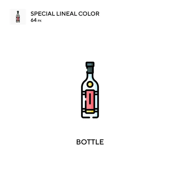 Botella Icono Vector Simple Iconos Botellas Para Proyecto Empresarial — Archivo Imágenes Vectoriales