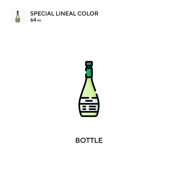 ボトルシンプルなベクトルアイコン ビジネスプロジェクトのボトルアイコン — ストックベクタ