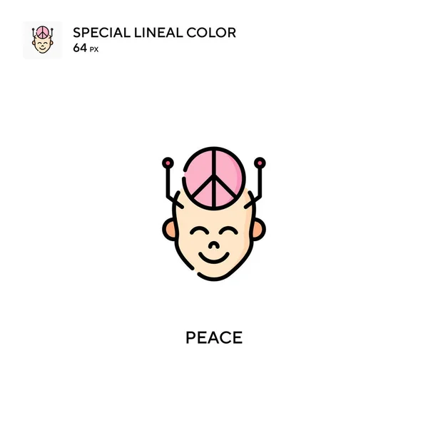 Значок Peace Simple Vector Значки Мира Вашего Бизнес Проекта — стоковый вектор