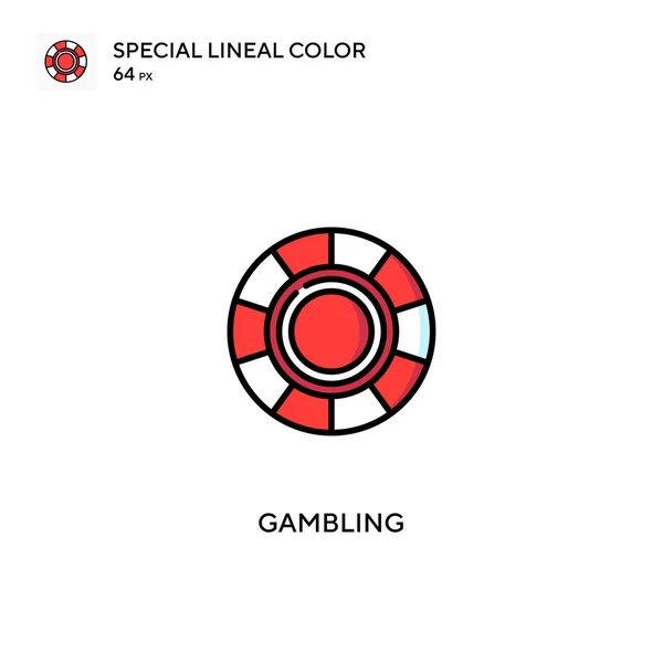 Απλό Διανυσματικό Εικονίδιο Εικονίδια Τυχερών Παιχνιδιών Για Την Επιχείρησή Σας — Διανυσματικό Αρχείο