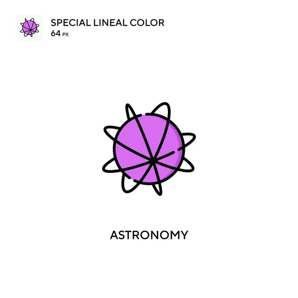 Astronomía Icono Vector Simple Iconos Astronomía Para Proyecto Empresarial — Archivo Imágenes Vectoriales