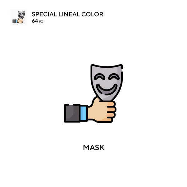 Μάσκα Απλό Διανυσματικό Εικονίδιο Εικονίδια Μάσκας Για Την Επιχείρησή Σας — Διανυσματικό Αρχείο