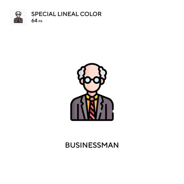 Businessman Simple Vector Icon Businessman Icons Your Business Project — Stock Vector