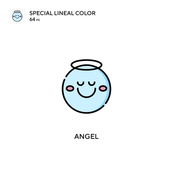 Engel Eenvoudig Vectoricoon Angel Iconen Voor Business Project — Stockvector