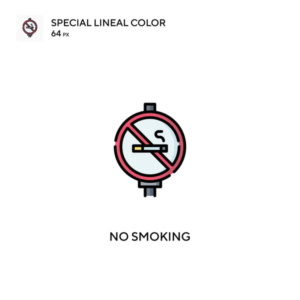 Nincs Dohányzás Egyszerű Vektor Ikon Nincs Dohányzás Ikonok Üzleti Projekt — Stock Vector