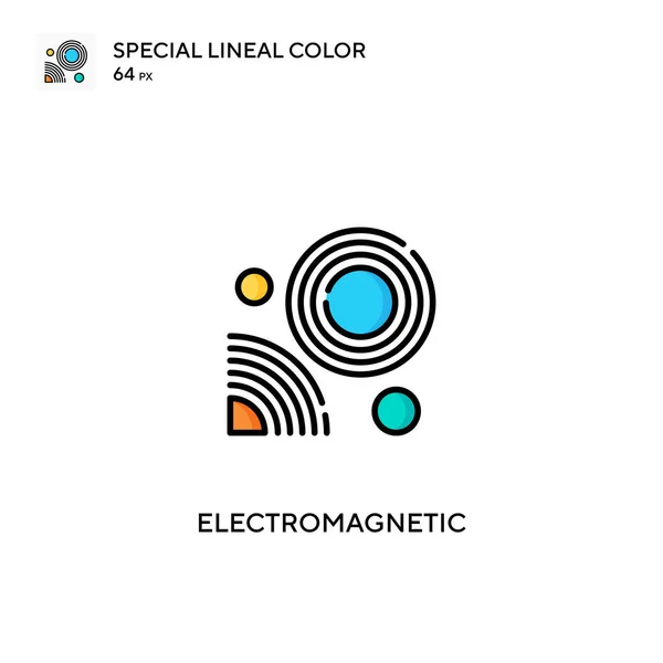 Elektromagnetische Eenvoudige Vector Icoon Elektromagnetische Iconen Voor Bedrijfsproject — Stockvector