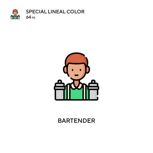 Bartender Simple Vector Icon Bartender Icons Your Business Project — Stock Vector