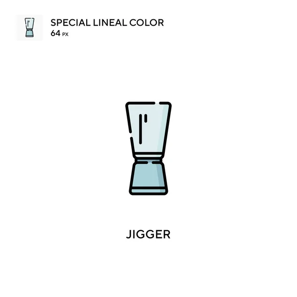 Jigger Simple Vector Icon 입니다 비즈니스 프로젝트용 Jigger 아이콘 — 스톡 벡터