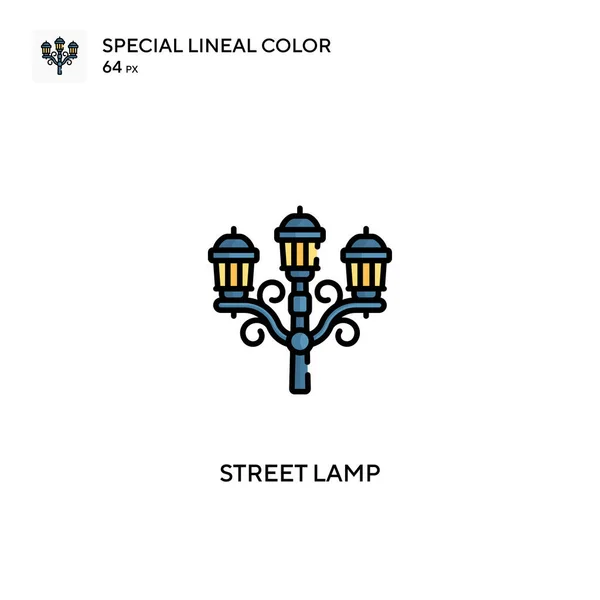 Вулична Лампа Проста Векторна Піктограма Піктограми Вуличної Лампи Вашого Бізнес — стоковий вектор