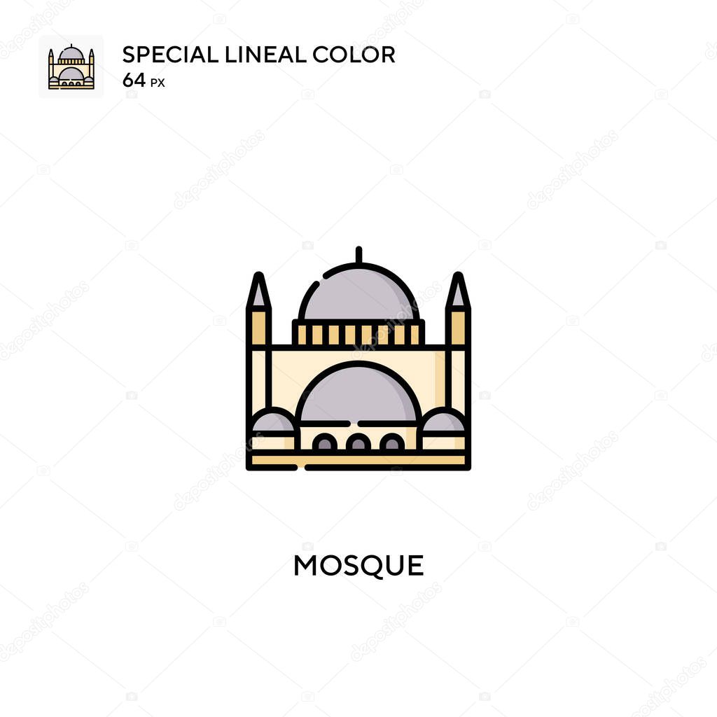 Mosque Simple vector icon. Mosque icons for your business project