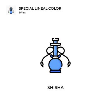 Shisha Basit vektör simgesi. İş projeniz için Shisha simgeleri