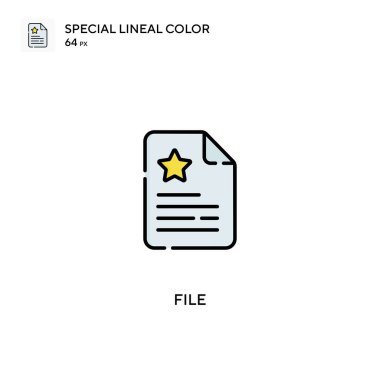 Dosya Basit vektör simgesi. İş projeniz için dosya simgeleri