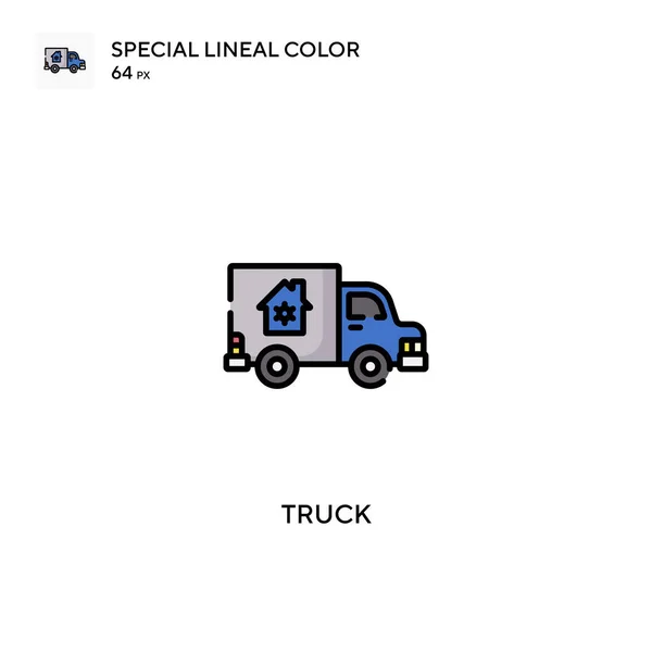 卡车简单向量图标 为您的商业项目设置卡车图标 — 图库矢量图片