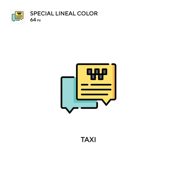 Taxi Prosta Ikona Wektora Ikony Taxi Dla Twojego Projektu Biznesowego — Wektor stockowy