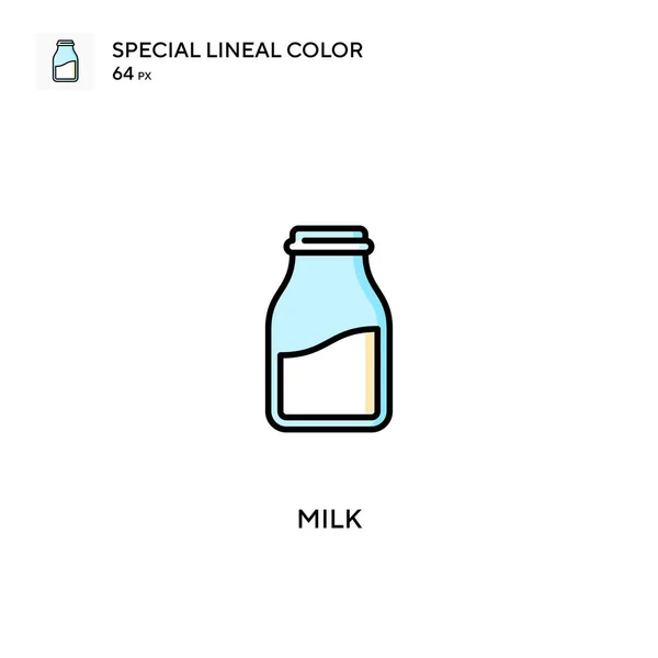 ミルクシンプルなベクターアイコン あなたのビジネスプロジェクトのためのミルクアイコン — ストックベクタ