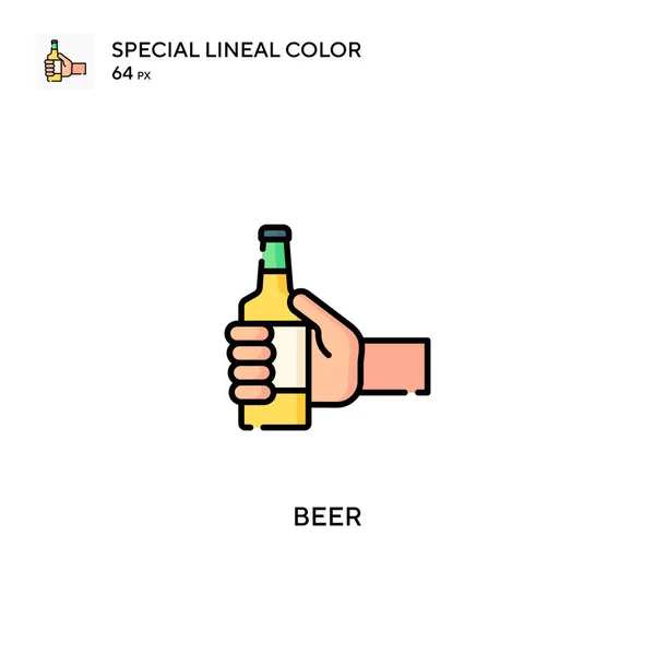 Cerveza Icono Vector Simple Iconos Cerveza Para Proyecto Empresarial — Vector de stock