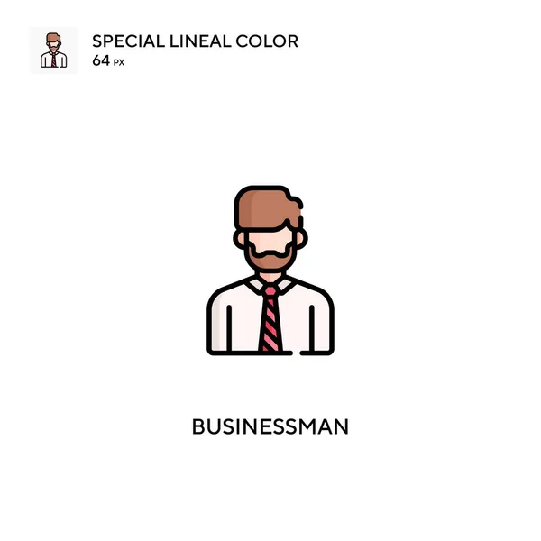 Businessman Simple Vector Icon Businessman Icons Your Business Project — Stock Vector