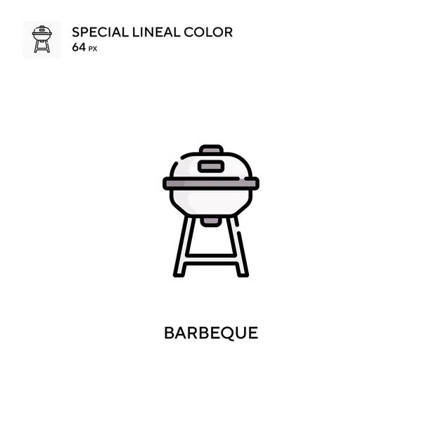 Barbeque Simple Vector Icon Barbeque Icons Your Business Project — Stock Vector