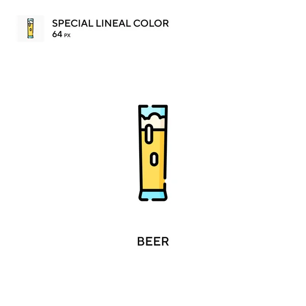 Bier Eenvoudige Vector Icoon Bier Iconen Voor Business Project — Stockvector