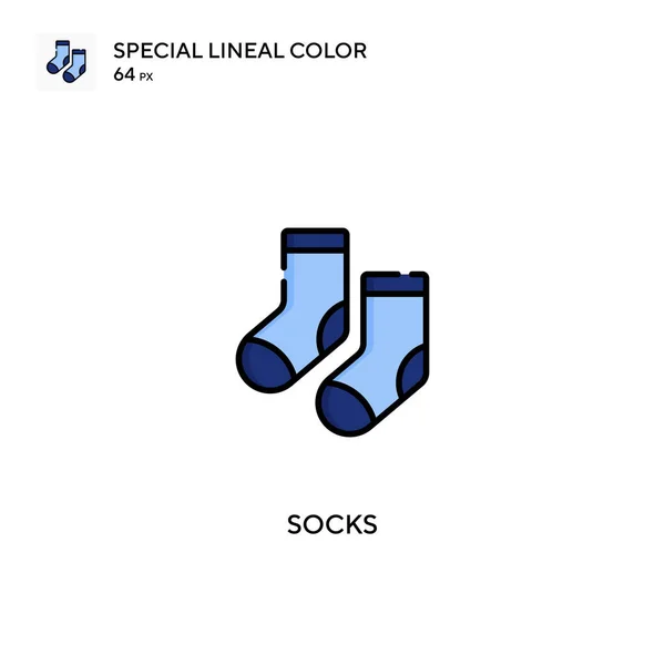 Sokken Eenvoudige Vector Icoon Sokken Iconen Voor Business Project — Stockvector