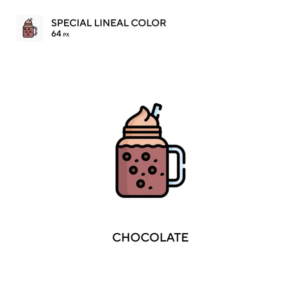 チョコレートシンプルなベクトルアイコン あなたのビジネスプロジェクトのチョコレートアイコン — ストックベクタ